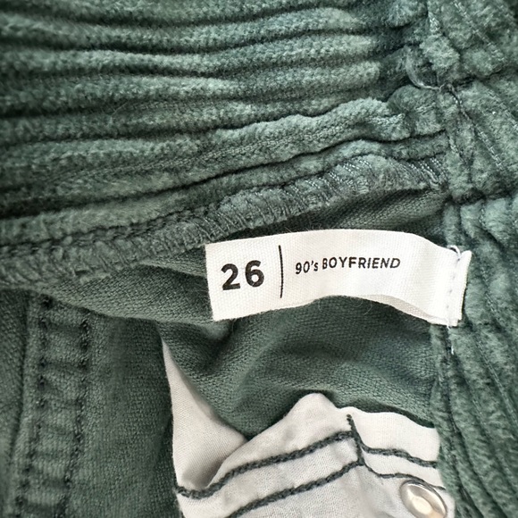 PACsun Green 90’s Boyfriend Corduroy pants - Picture 4 of 6